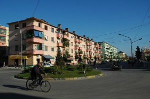 Shkoder: typical city life