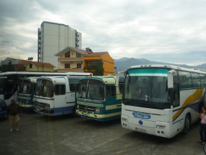 Central bus station in Elbasan
