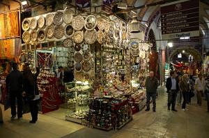 Entering orient in the Grand Bazaar