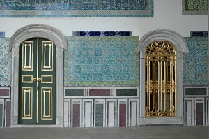 Entering orient in the Topkapi Palace