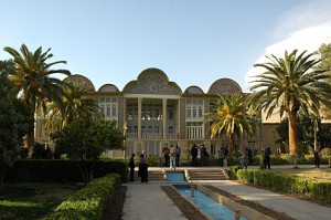 The palace in Eram Garden