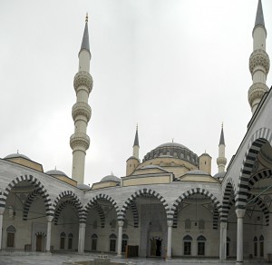 Original or copy: The "blue" mosque in Ashgabat