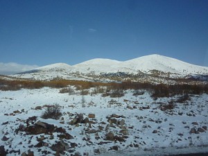 Schnee in der Osttürkei