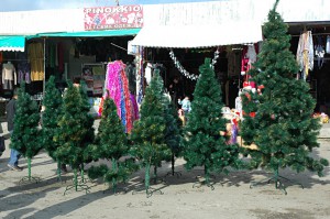 Anzeichen von Weihnachten in Bukhara