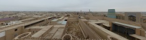 The old town of Khiva from above