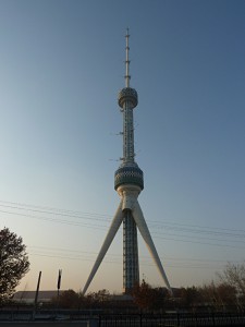 Der Fernsehturm im Norden von Taschkent