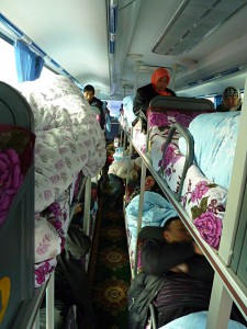 Sleeper bus: No room to move
