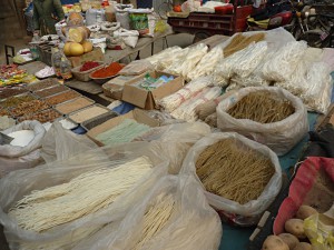 Shopping in Lanzhou: noodles