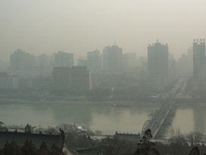 Lanzhou in the haze
