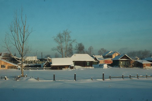 Sibirisches Dorf