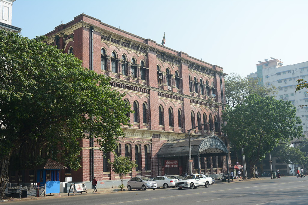 Das Postbüro in Yangon: Erinnerung an die koloniale Vergangenheit