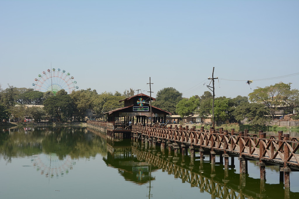 U Bein ist nicht die einzige Holzbrücke in Mandalay