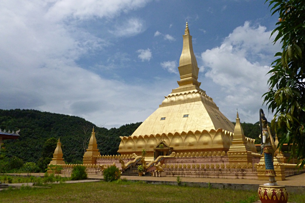 Luang Namtha's golden stupa