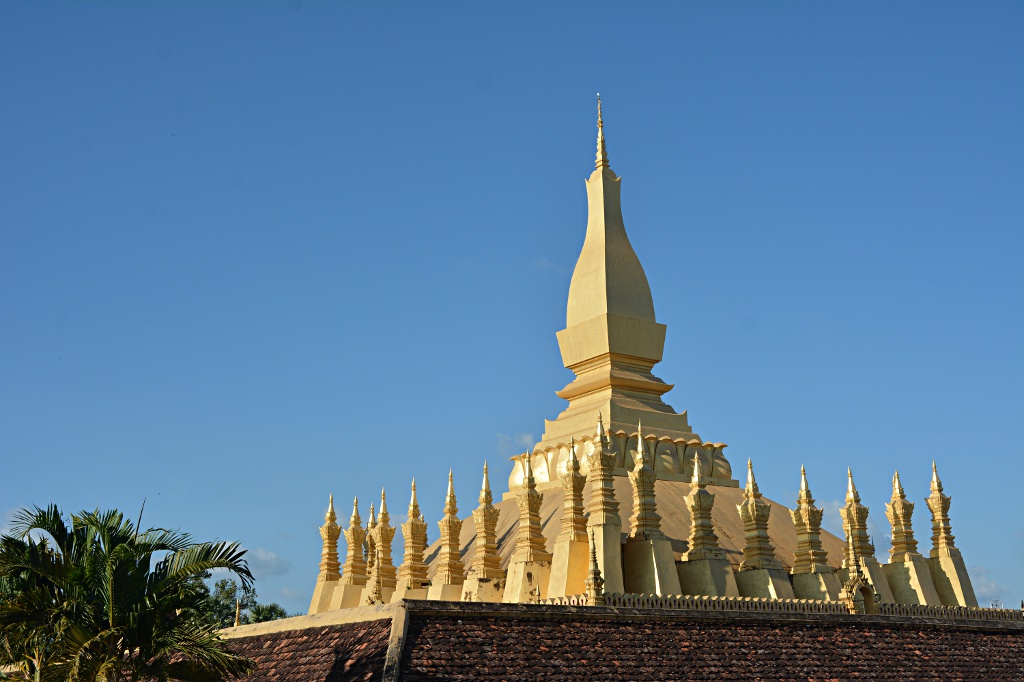 That Luang, die goldene Stupa von Viantiane