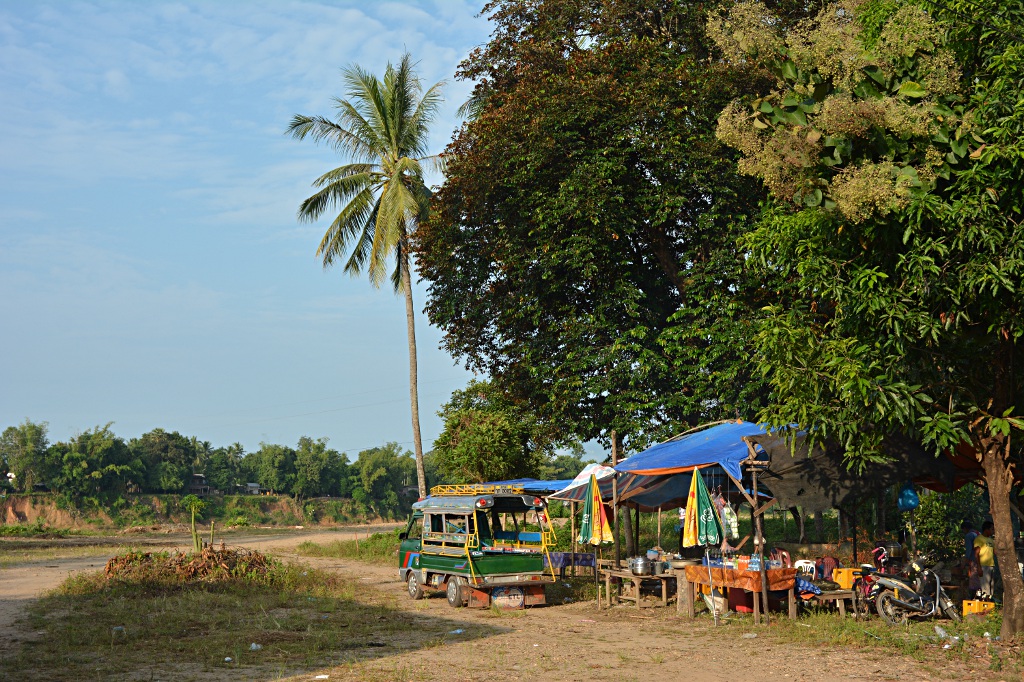 Colorful place in Attapeu besides the Sekong river