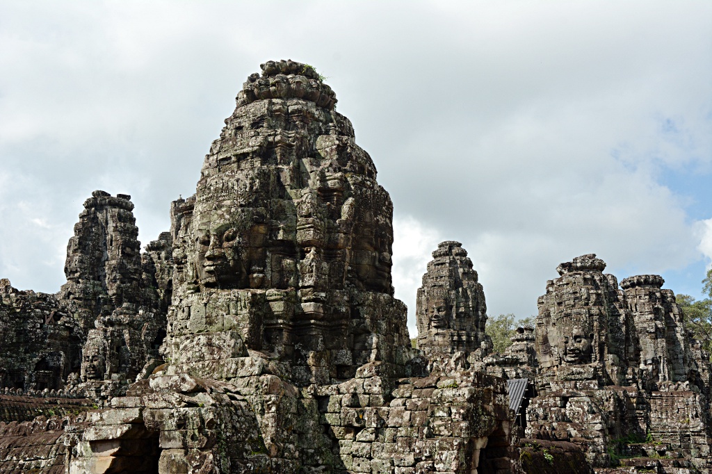 The faces of the Bayon in Angkor Thom
