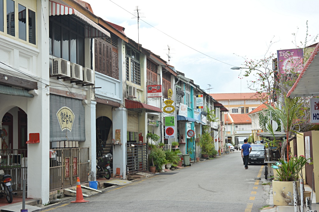 The streets in George Town's old town have character