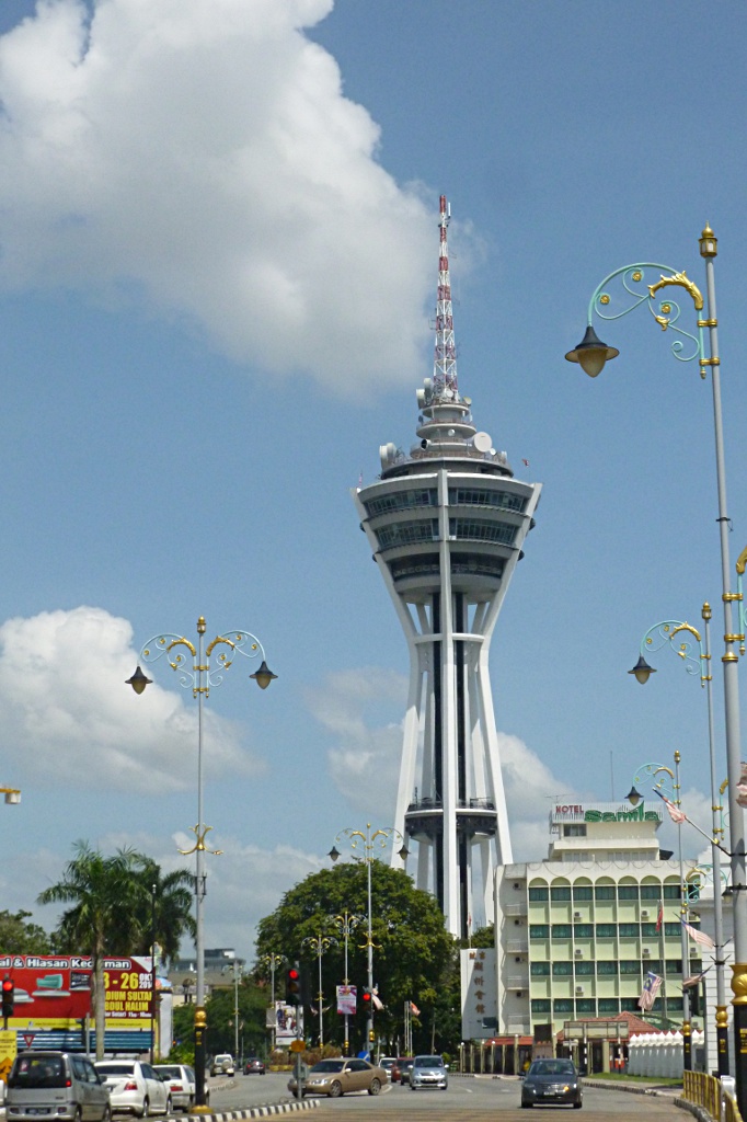 Der zweihöchste Fernsehturm von Malaysia in Alor Setar